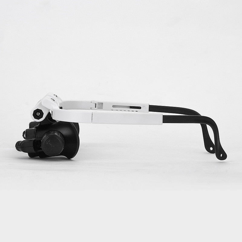 Dual LED Light Magnifier with Four Replaceable Lenses