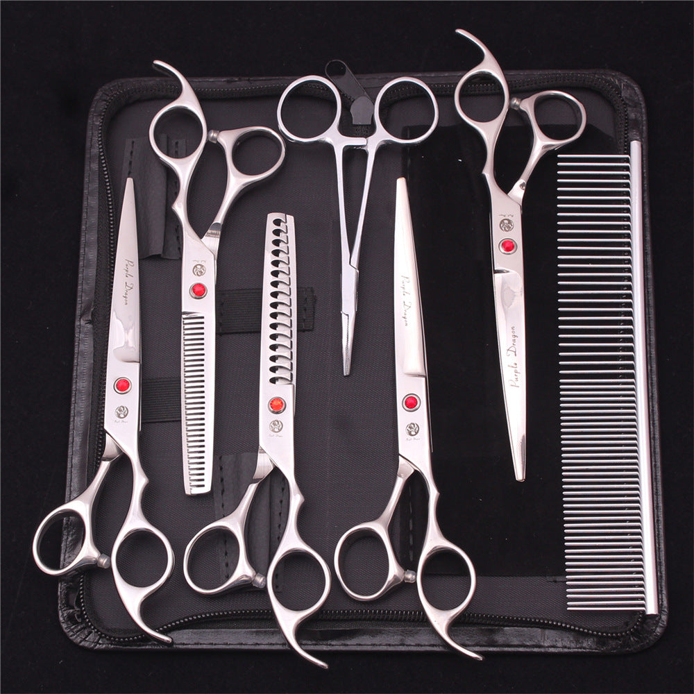 Precision Pet Grooming Scissors Set for Expert Trimming