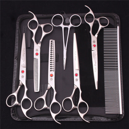 Precision Pet Grooming Scissors Set for Expert Trimming