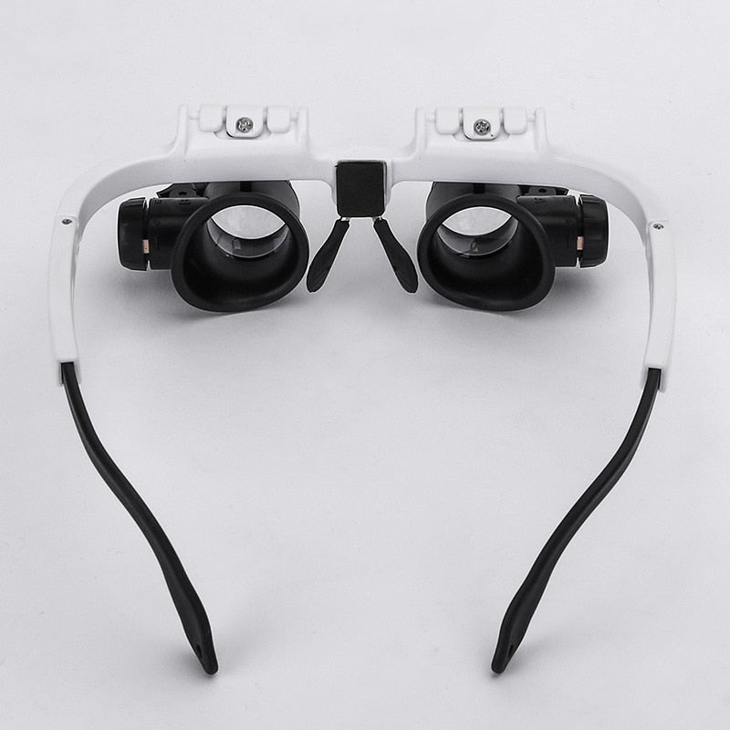 Dual LED Light Magnifier with Four Replaceable Lenses