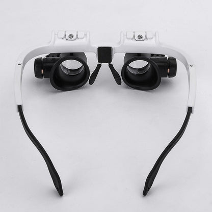 Dual LED Light Magnifier with Four Replaceable Lenses
