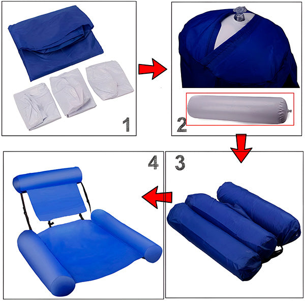 Ergonomic Inflatable Pool Chair for Ultimate Relaxation
