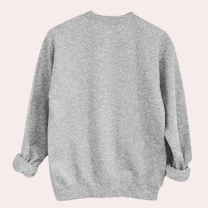 Cozy Halloween Sweater with Fun Ghost and Pumpkin Design