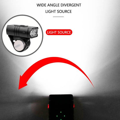 Illuminate Your Ride: 1000 Lumen Front and Rear Bicycle Light Set