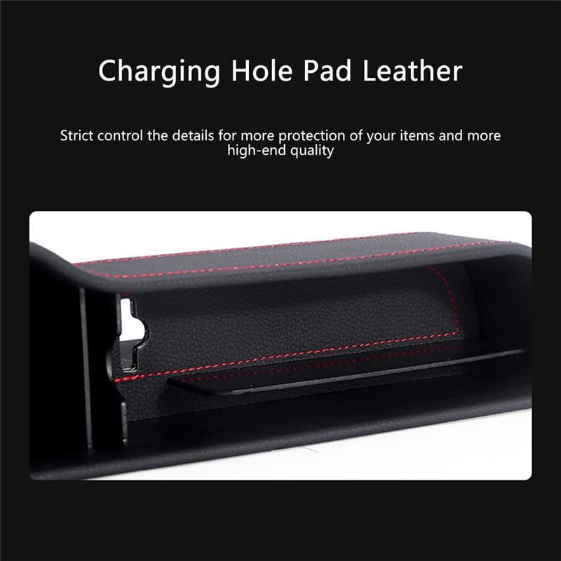 Universal Organizer for Car Seat Gaps – Faux Leather Storage Solution