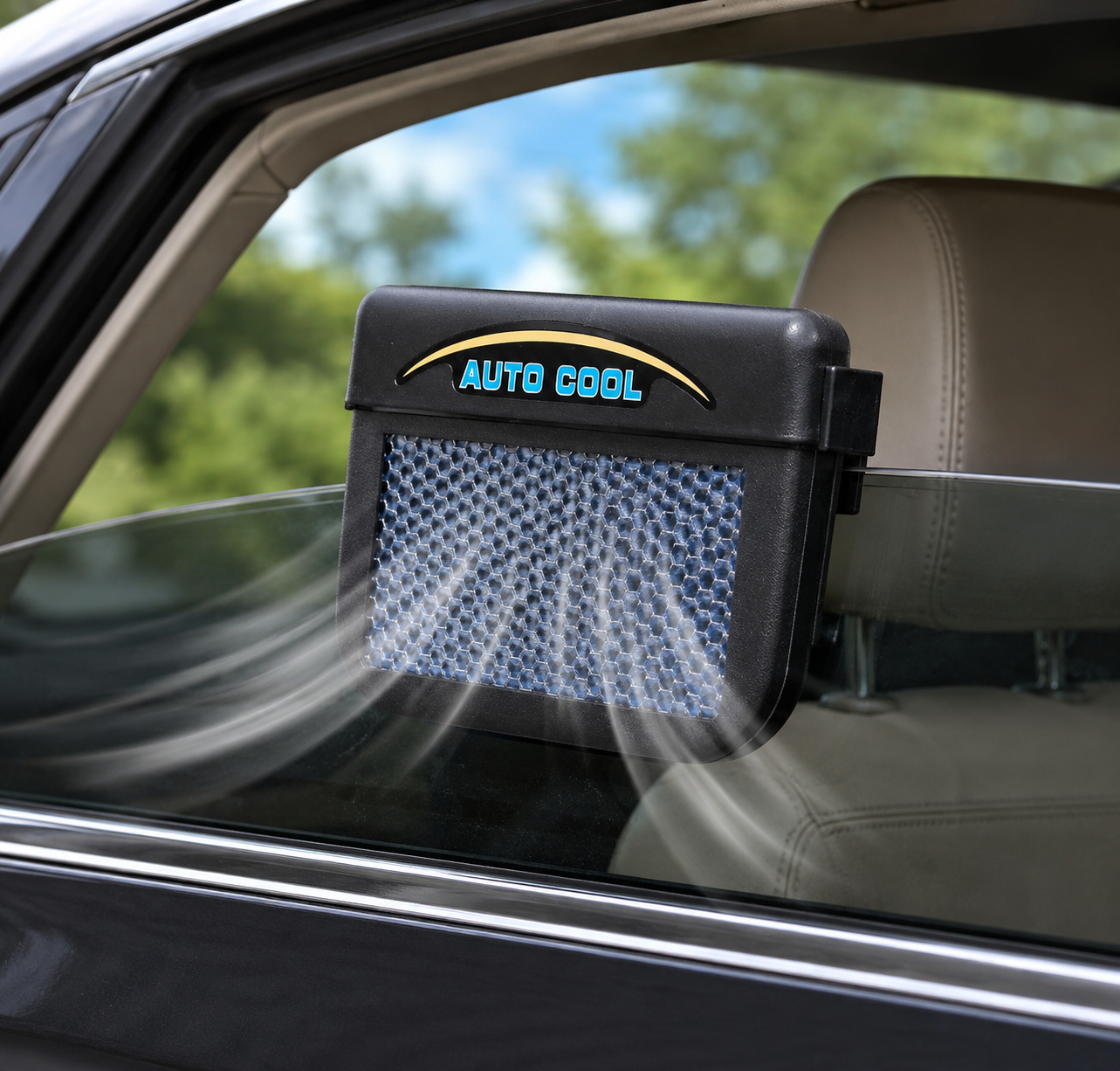 Solar Car Ventilation Exhaust Fan – Battery-Free Cooling for Vehicles