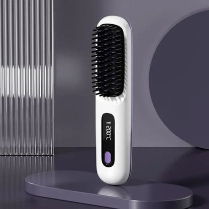 Cordless Hair Straightener with Ionic Technology – Ceramic USB Rechargeable Styler