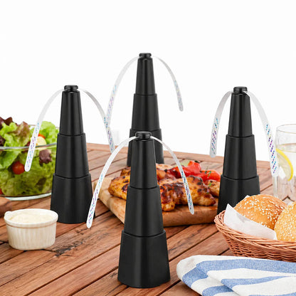 Set of 4 Portable Bug Repellent Fans for Dining Spaces