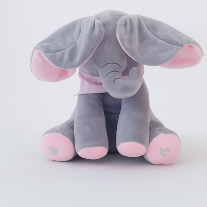 Delightful Elephant Cuddle Buddy with Flapping Ears and Sounds