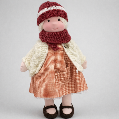 Cherished Companion Doll with Soft Cotton and Wool Fill