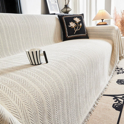 Contemporary Sofa Slipcover with Textured Design