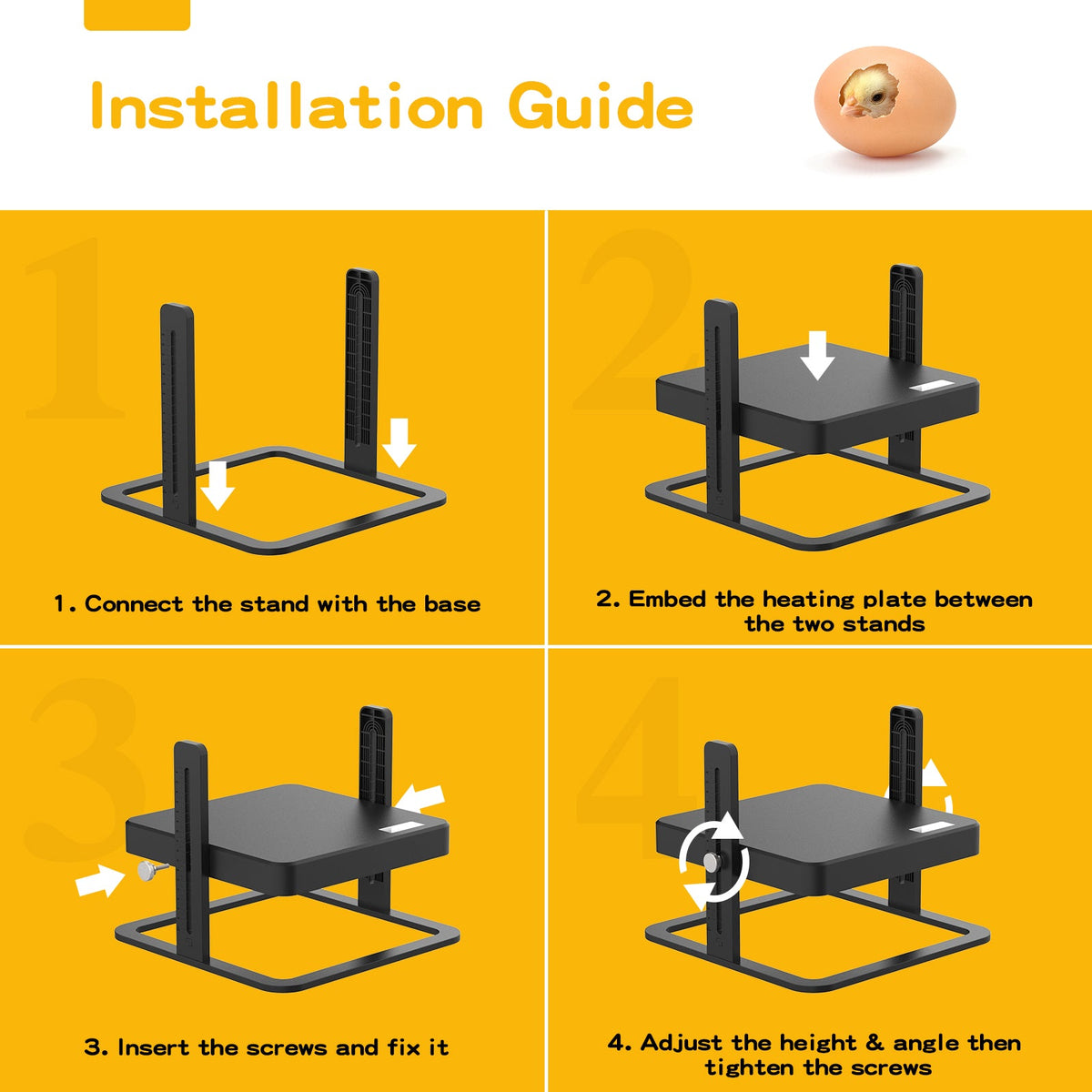 Adjustable Heating Plate for Chick Brooding – Energy-Saving Design