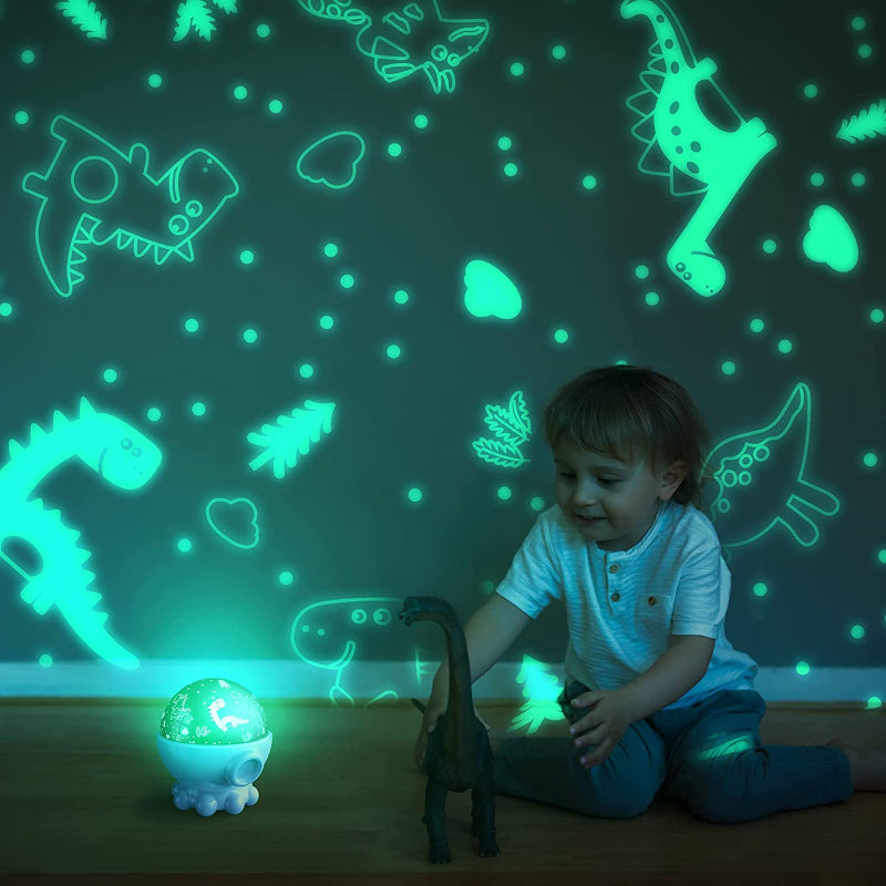 Rechargeable Night Light Projector for Children with Calming Sounds
