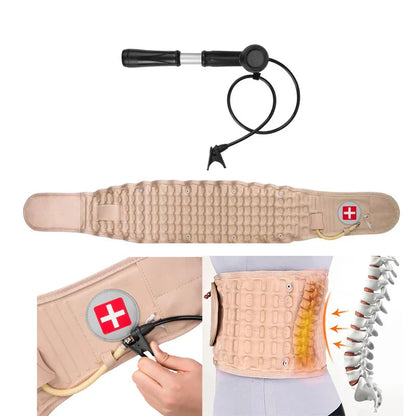 Back Pain Relief Traction Belt – Adjustable Support for Chiropractic Care