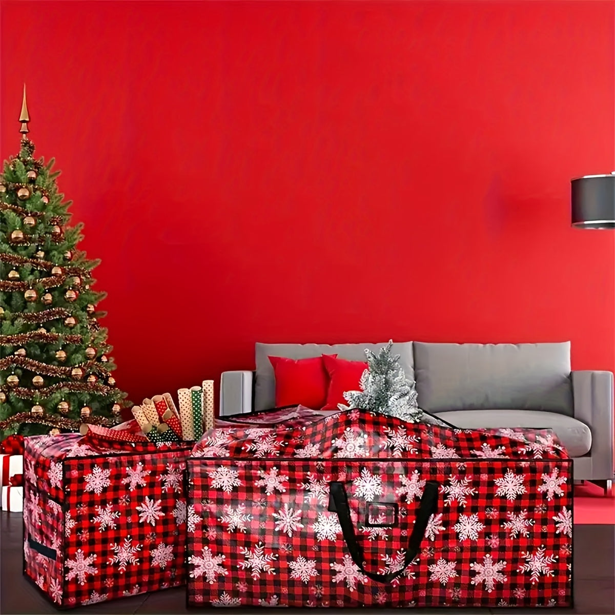 Durable Waterproof Storage Bag for Christmas Tree - Simple Packing & Safeguarding