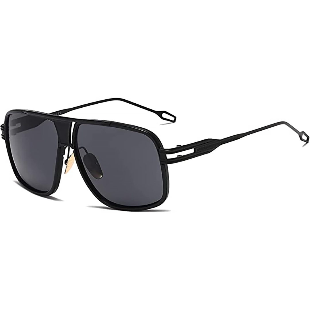 Lightweight Aviator Sunglasses for Men, Alloy Frame, 100% UV Protection