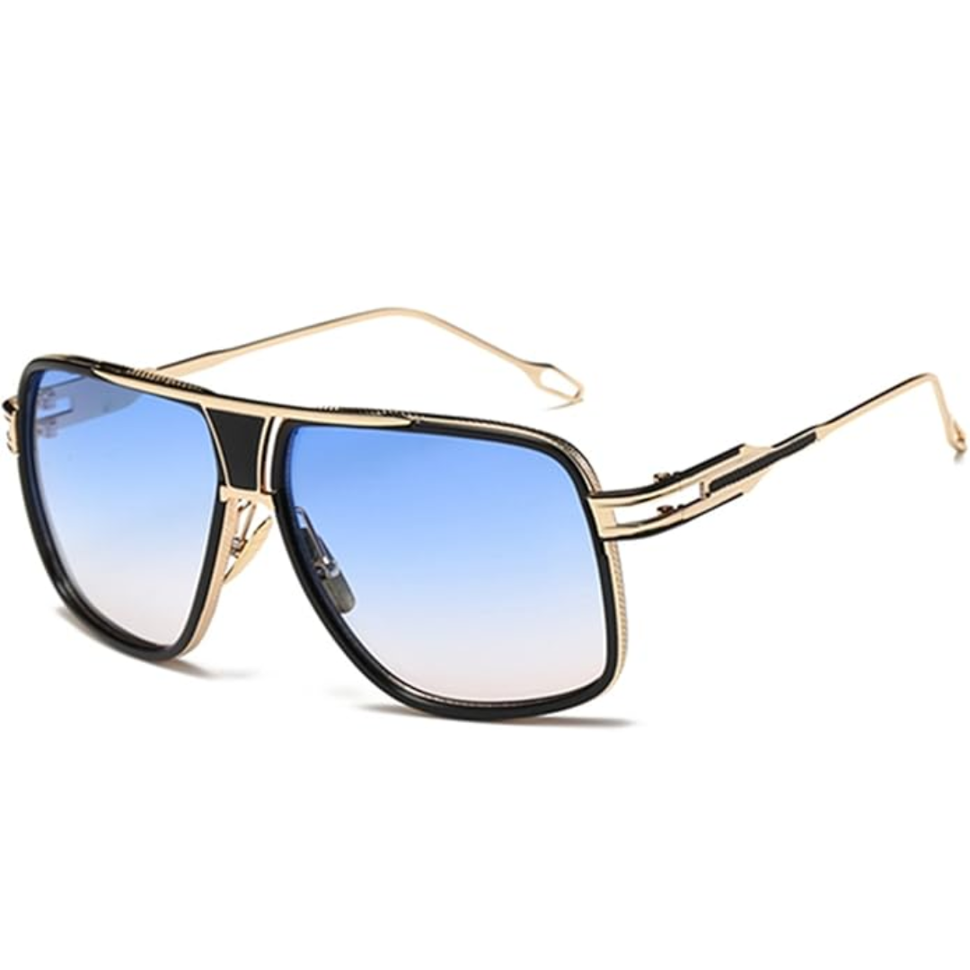Lightweight Aviator Sunglasses for Men, Alloy Frame, 100% UV Protection