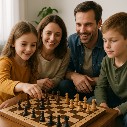 Wooden Chess Set with Storage – Portable Design for Tournaments