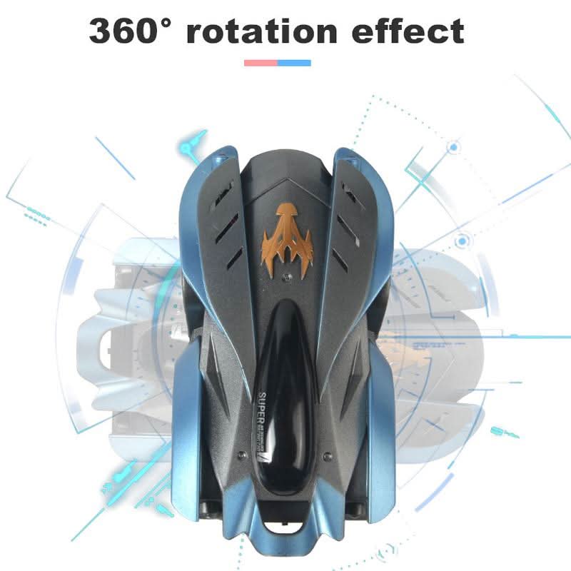 360° Indoor Stunt RC Vehicle with Suction Technology and LED Lights