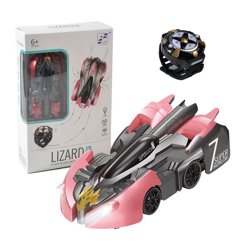 360° Indoor Stunt RC Vehicle with Suction Technology and LED Lights