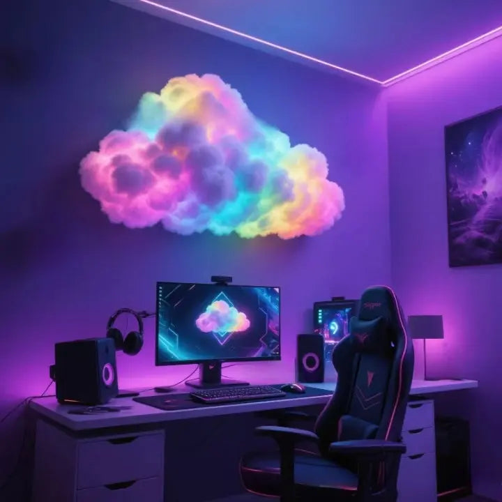 Customizable LED Cloud Light – App-Controlled RGB Mood Lamp for Relaxation