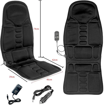 Neck and Back Massage Cushion Pad with Heating and 8 Relaxation Settings
