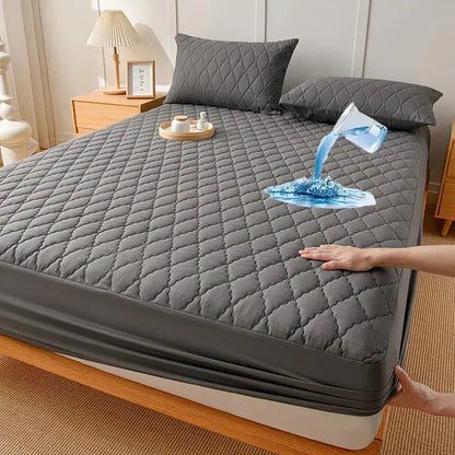 Quilted Waterproof Mattress Cover for Comfortable and Secure Sleep