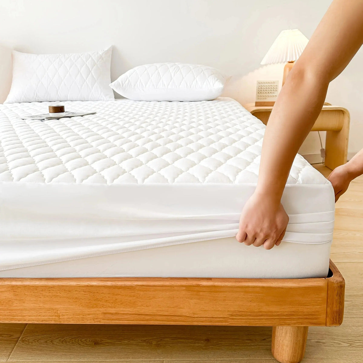 Quilted Waterproof Mattress Cover for Comfortable and Secure Sleep