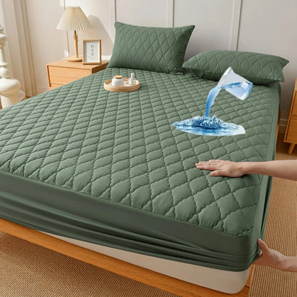 Quilted Waterproof Mattress Cover for Comfortable and Secure Sleep
