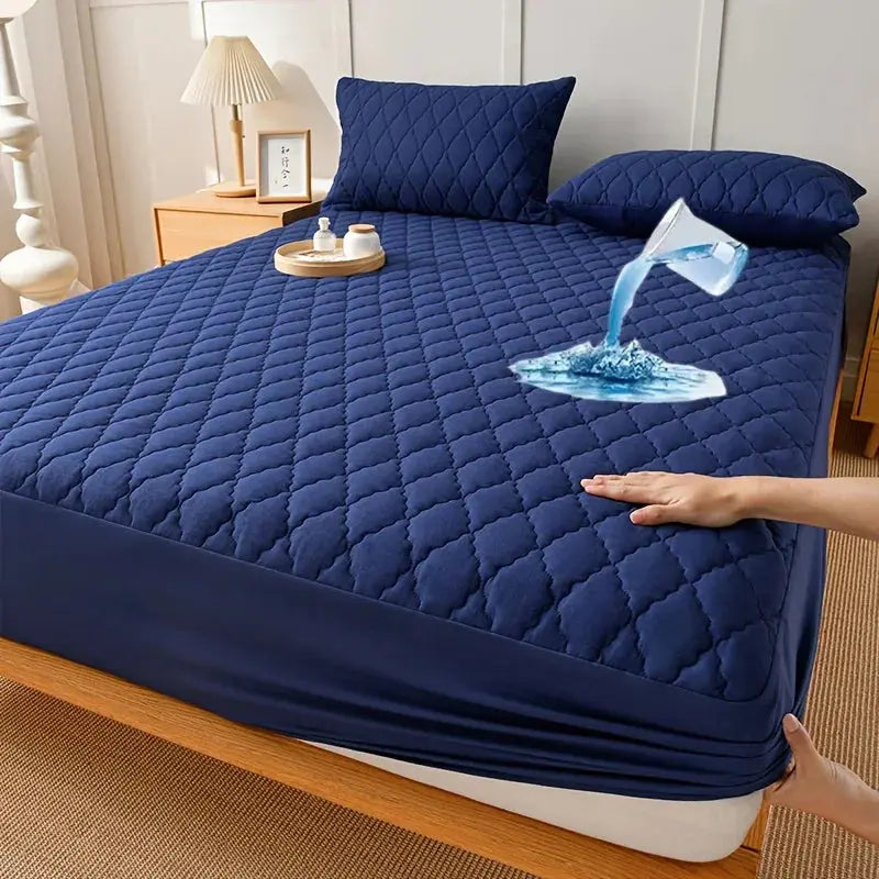 Quilted Waterproof Mattress Cover for Comfortable and Secure Sleep