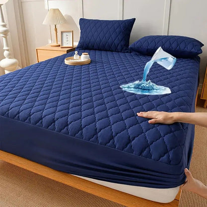 Quilted Waterproof Mattress Cover for Comfortable and Secure Sleep