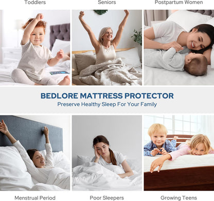 Quilted Waterproof Mattress Cover for Soft Comfort and Protection