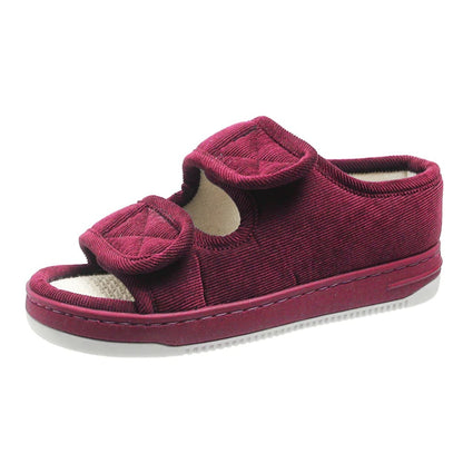 Breathable Open Toe Slippers with Dual Straps – Adjustable Comfort