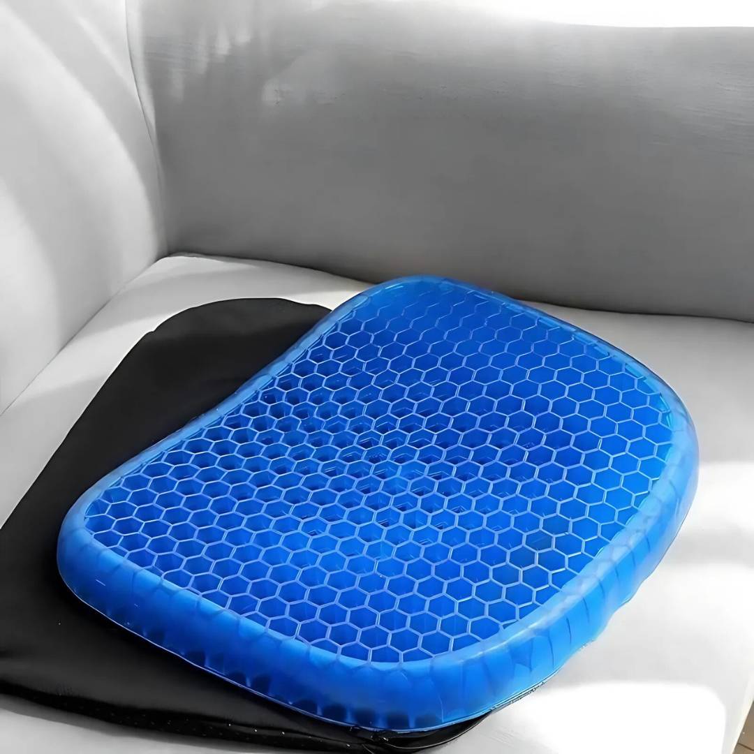 Lightweight Gel Support Cushion for Tailbone Pain Relief - Ergonomic Design