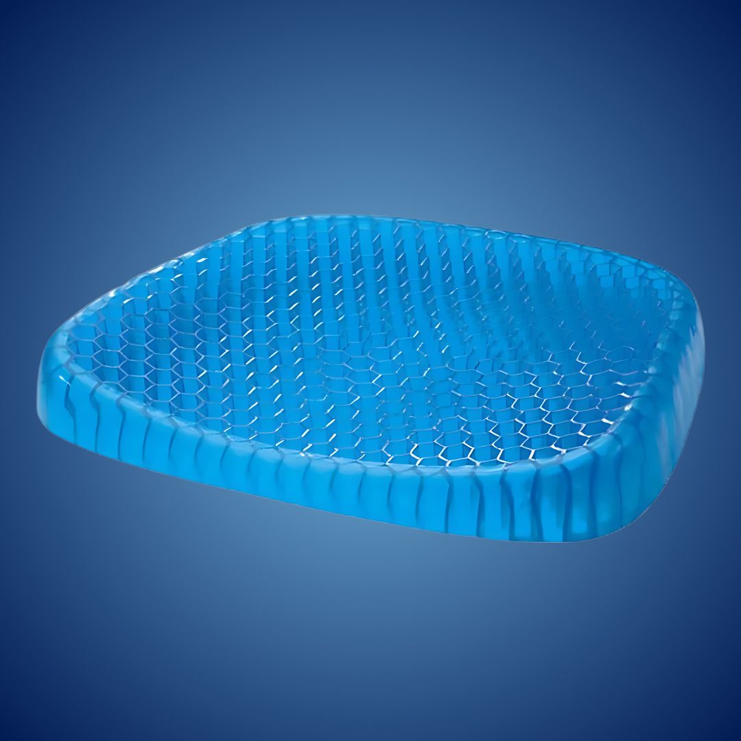 Lightweight Gel Support Cushion for Tailbone Pain Relief - Ergonomic Design