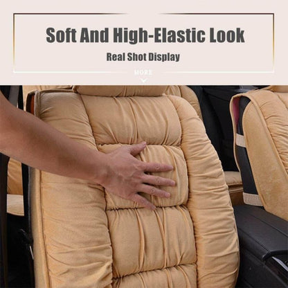 Plush Padded Car Seat Cover for Enhanced Comfort and Support