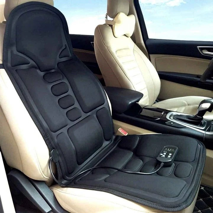 Massage Seat Cushion with Heating and 8 Vibration Levels - Rechargeable