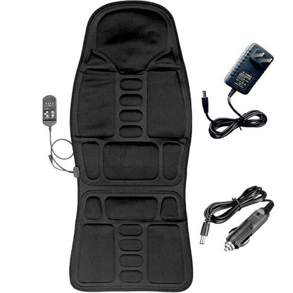 Massage Seat Cushion with Heating and 8 Vibration Levels - Rechargeable