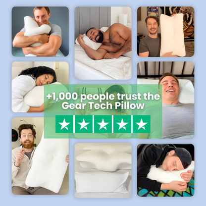 Comfort Sleep Pillow with Memory Foam Design for Snoring Relief
