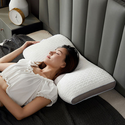 Hybrid Neck Support Pillow for Back and Side Sleepers - Pain Relief