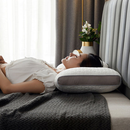 Hybrid Neck Support Pillow for Back and Side Sleepers - Pain Relief
