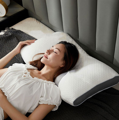 Hybrid Neck Support Pillow for Back and Side Sleepers - Pain Relief