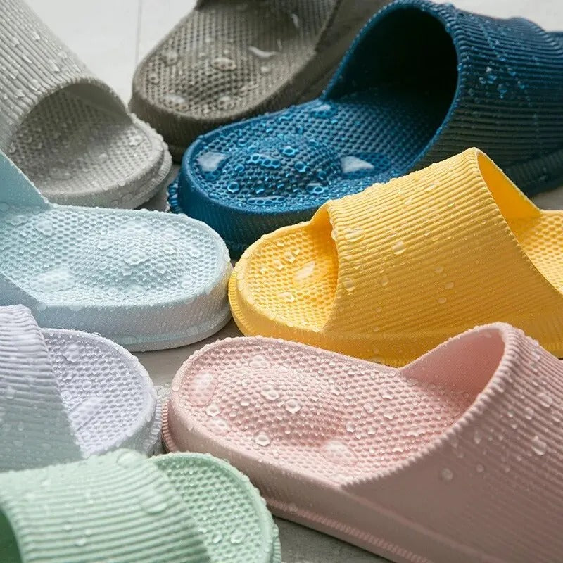 Cushioned Arch Support Shower Slippers – Lightweight and Waterproof