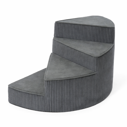 Non-Slip Pet Stairs for Beds – Orthopedic Foam Design for Small Dogs