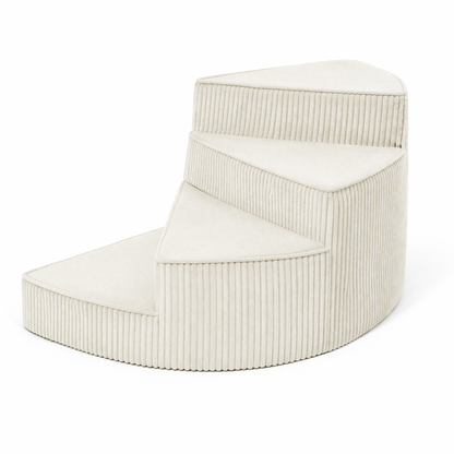 Non-Slip Pet Stairs for Beds – Orthopedic Foam Design for Small Dogs