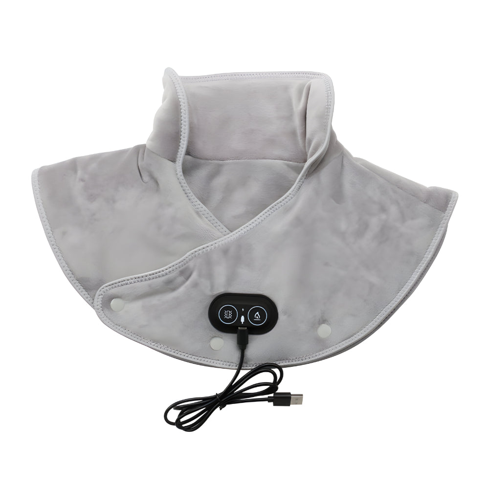 USB Heated Neck Wrap with Vibration Massage for Comfort