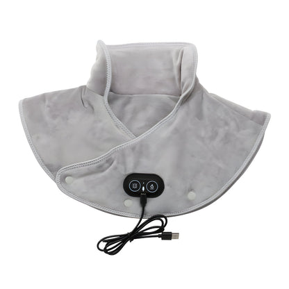 USB Heated Neck Wrap with Vibration Massage for Comfort