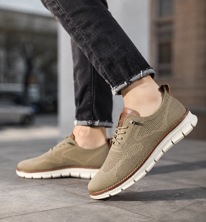 Lightweight Slip-On Walking Shoes for Comfort, Breathable Casual Sneakers with Wide Orthopedic Toe Box