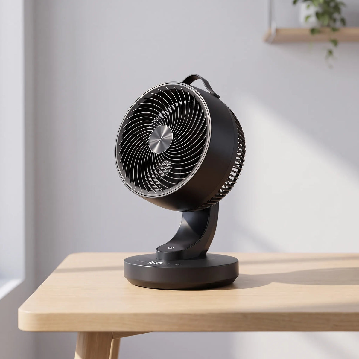 Battery-Powered Desk Fan with Adjustable Angle – Compact and Efficient