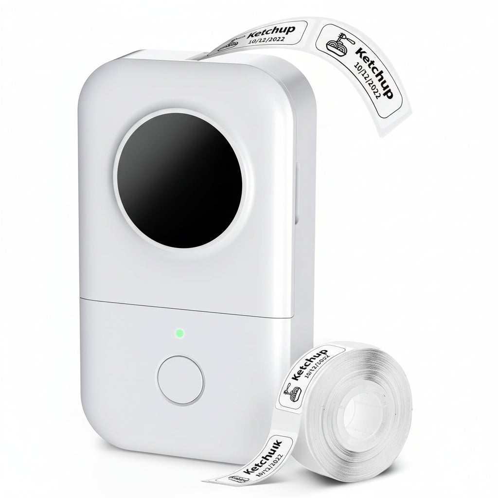 Compact Bluetooth Label Maker - Mini Thermal Printer for Simple Organization